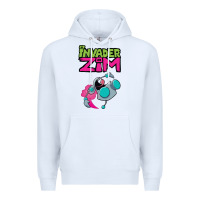 White Invader Zim Gir Premium Hoodie - artisFamous