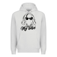 Dove Grey my bebe moira rose Premium Hoodie - artisFamous
