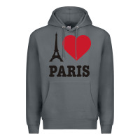 Rock i love paris eiffel tower funny Premium Hoodie - artisFamous