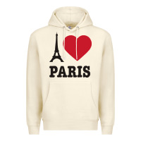 Sandshell i love paris eiffel tower funny Premium Hoodie - artisFamous