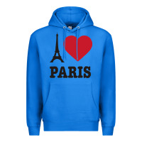 True Royal i love paris eiffel tower funny Premium Hoodie - artisFamous