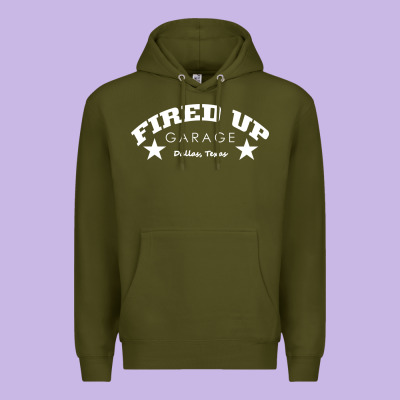 Fired Up Garage Premium Hoodie Designed By Artisfamous