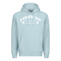 Blue Mist fired up garage Premium Hoodie - artisFamous