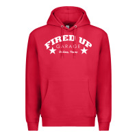 Cardinal fired up garage Premium Hoodie - artisFamous