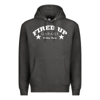 Charcoal Heather fired up garage Premium Hoodie - artisFamous