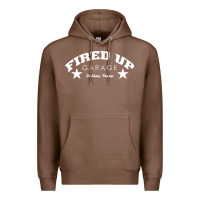 Chestnut fired up garage Premium Hoodie - artisFamous