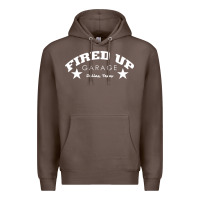 Coffee fired up garage Premium Hoodie - artisFamous