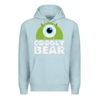 Blue Mist googly bear Premium Hoodie - artisFamous