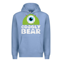 Colony Blue googly bear Premium Hoodie - artisFamous