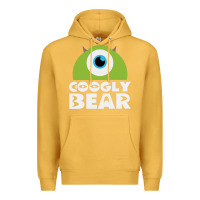 Mustard googly bear Premium Hoodie - artisFamous