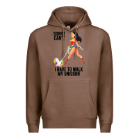 Chestnut wonder woman sorry can't Premium Hoodie - artisFamous