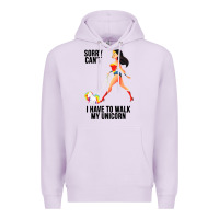 Lilac wonder woman sorry can't Premium Hoodie - artisFamous