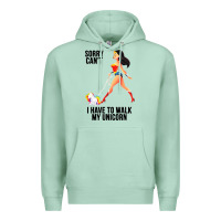 Seafoam wonder woman sorry can't Premium Hoodie - artisFamous