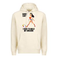 Tofu wonder woman sorry can't Premium Hoodie - artisFamous
