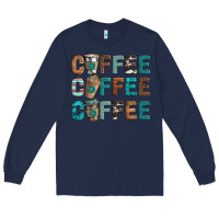 Navy coffee Long Sleeve Tee - Artiststas