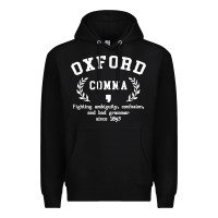 Black funny english grammar nerd Premium Hoodie - artisFamous