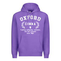 Purple funny english grammar nerd Premium Hoodie - artisFamous