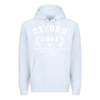 White funny english grammar nerd Premium Hoodie - artisFamous