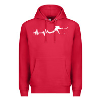Cardinal hockey player heartbeat ice Premium Hoodie - artisFamous