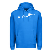 True Royal hockey player heartbeat ice Premium Hoodie - artisFamous
