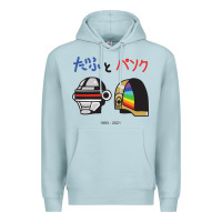 Blue Mist DAFTPUNK Japanese Premium Hoodie - artisFamous