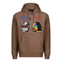 Chestnut DAFTPUNK Japanese Premium Hoodie - artisFamous
