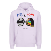 Lilac DAFTPUNK Japanese Premium Hoodie - artisFamous