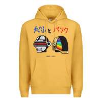 Mustard DAFTPUNK Japanese Premium Hoodie - artisFamous