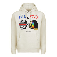 Oatmeal Heather DAFTPUNK Japanese Premium Hoodie - artisFamous