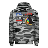 Slate Camo DAFTPUNK Japanese Premium Hoodie - artisFamous