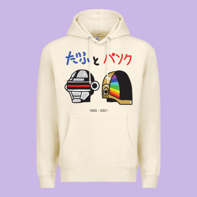 Daftpunk Japanese Premium Hoodie Designed By Artisfamous