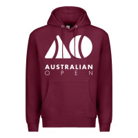 Burgundy australian open Premium Hoodie - artisFamous