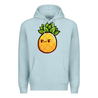 Blue Mist pineapple fruits Premium Hoodie - artisFamous