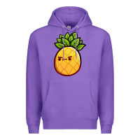 Purple pineapple fruits Premium Hoodie - artisFamous