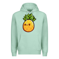 Seafoam pineapple fruits Premium Hoodie - artisFamous