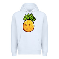 White pineapple fruits Premium Hoodie - artisFamous