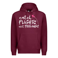Burgundy flights Premium Hoodie - artisFamous