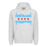 Dove Grey awesome chicago city Premium Hoodie - artisFamous