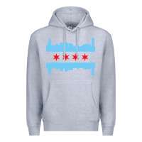 Heather Grey awesome chicago city Premium Hoodie - artisFamous