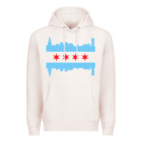 Pale Pink awesome chicago city Premium Hoodie - artisFamous