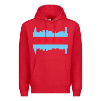 Red awesome chicago city Premium Hoodie - artisFamous