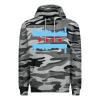 Slate Camo awesome chicago city Premium Hoodie - artisFamous
