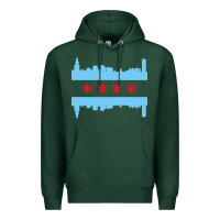 Sports Green awesome chicago city Premium Hoodie - artisFamous