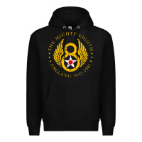 Black mighty eighth   8th anniversary Premium Hoodie - artisFamous