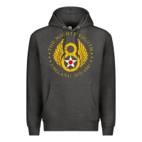 Charcoal Heather mighty eighth   8th anniversary Premium Hoodie - artisFamous