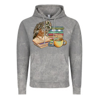 Cloud Rock owl and books Vintage Hoodie - BarkalooDesign