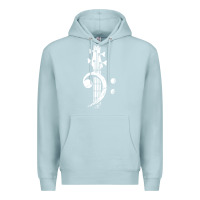 Blue Mist musical guitar bass Premium Hoodie - artisFamous