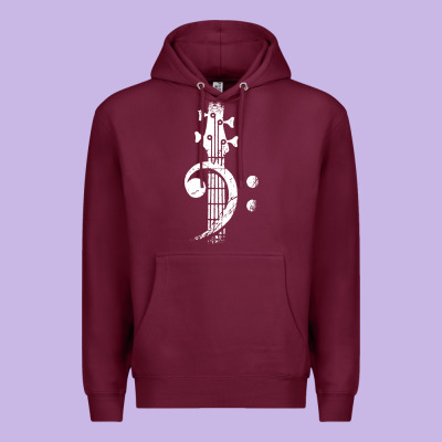 Musical Guitar Bass Premium Hoodie Designed By Artisfamous