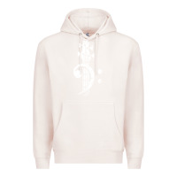 Pale Pink musical guitar bass Premium Hoodie - artisFamous