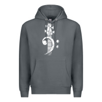 Rock musical guitar bass Premium Hoodie - artisFamous